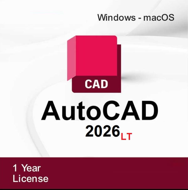 AutoCAD LT 2025/2026 - ABBONAMENTO 12 MESI 1 ANNO (WINDOWS/MAC)