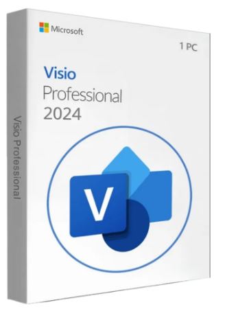 VISIO 2024 PROFESSIONAL PLUS 32/64 BIT BIND KEY ESD