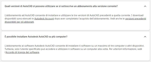 AutoCAD 2025/2026 - ABBONAMENTO 12 MESI 1 ANNO (WINDOWS/MAC)