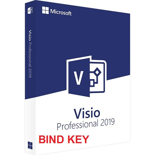 VISIO 2019 PROFESSIONAL PLUS 32/64 BIT BIND KEY ESD