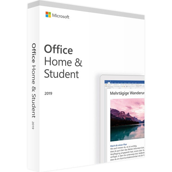 OFFICE 2019 HOME AND STUDENT 32/64 BIT KEY ESD