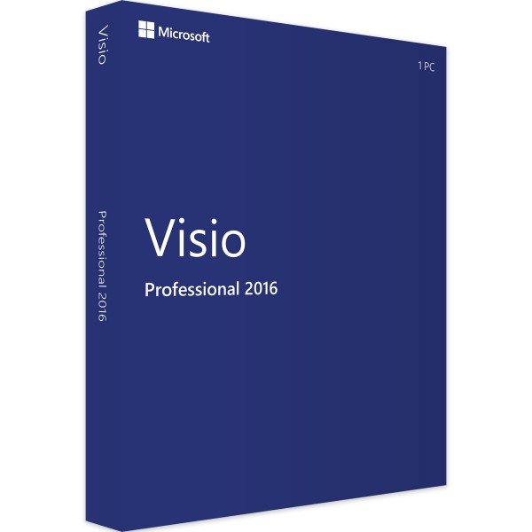 VISIO PROFESSIONAL 2016 32/64 BIT KEY ESD