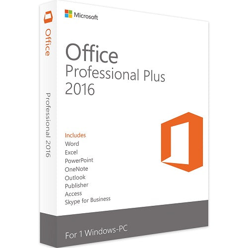 LICENZA MICROSOFT OFFICE 2016 PROFESSIONAL PLUS  32/64 BIT ESD - ELECTRONIC LEGACY 