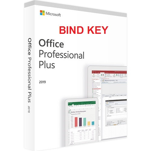 OFFICE 2019 PROFESSIONAL PLUS 32/64 BIT BIND KEY ESD
